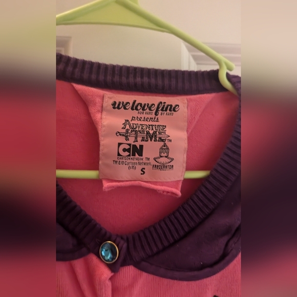 Adventure Time Princess Bubblegum Cardigan Size Small - Picture 2 of 4